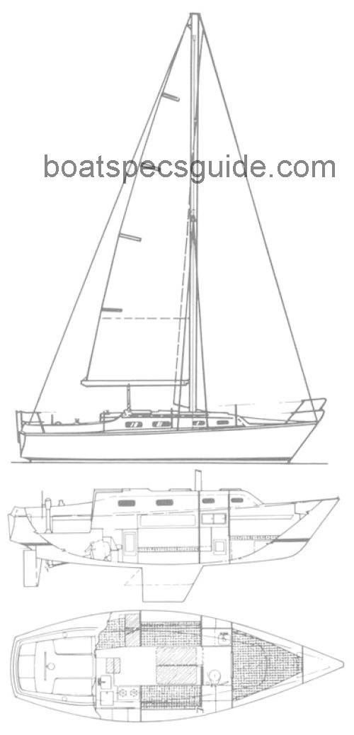 Hunter 27 Cherubini specs and reviews